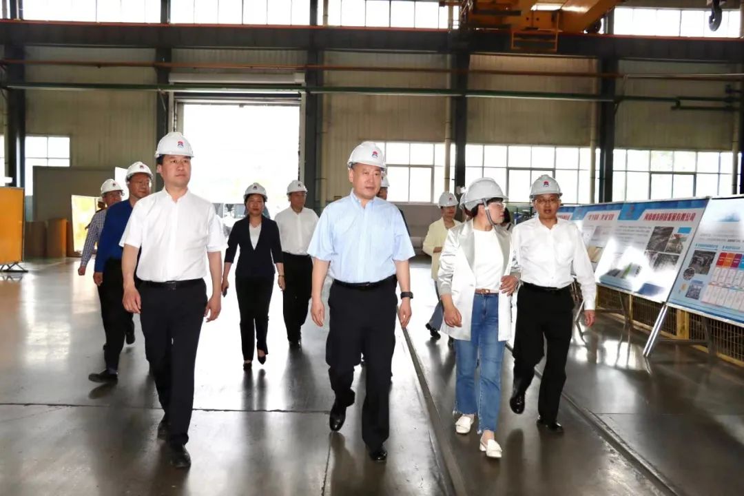 郑州海关副关长李兆明到大发国际科技调研