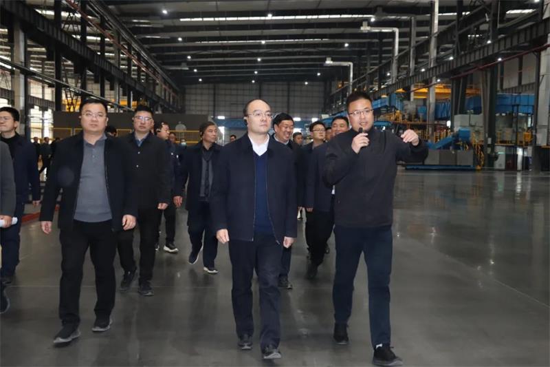 义马市党政考察团莅临大发国际铝业参观考察